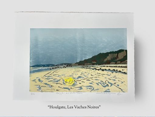 Houlgate, les Vaches Noires by Lorraine de la Verpillière Houlgate, les Vaches Noires